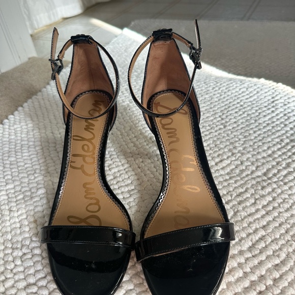 Sam Edelman Black Patent Heels - Picture 1 of 5